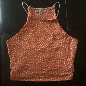 *Super Cute Orange Cropped Tank